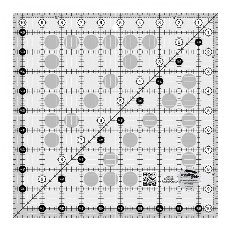 Creative Grids Quilt Ruler - 10½