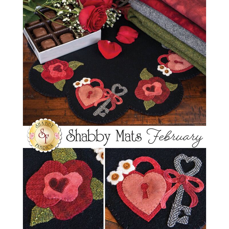 Shabby Mats - February - Wool Kit