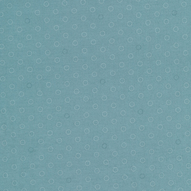 A basic blue tonal polka dot print | Shabby Fabrics