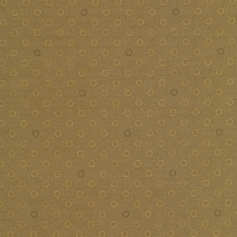 A basic tan tonal polka dot fabric | Shabby Fabrics