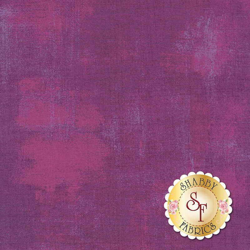 Purple grunge textured fabric | Shabby Fabrics
