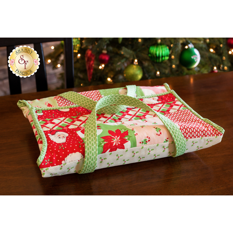 Quilt As You Go Casserole Caddy Kit - Swell Christmas