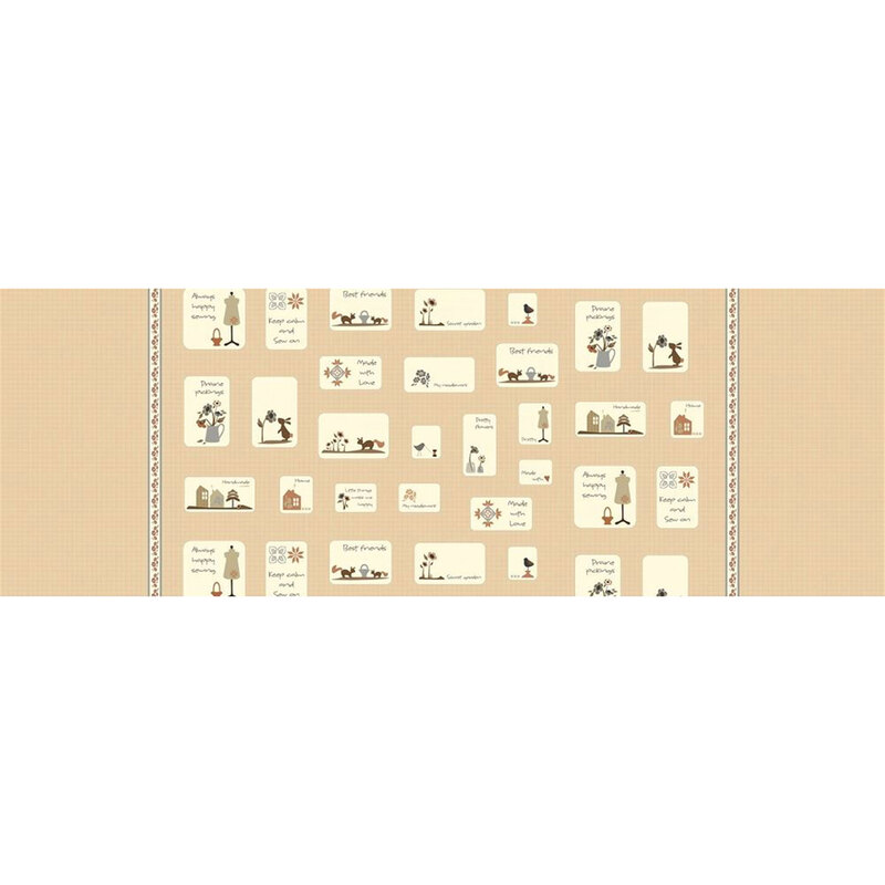 Gift tag panel | Shabby Fabrics