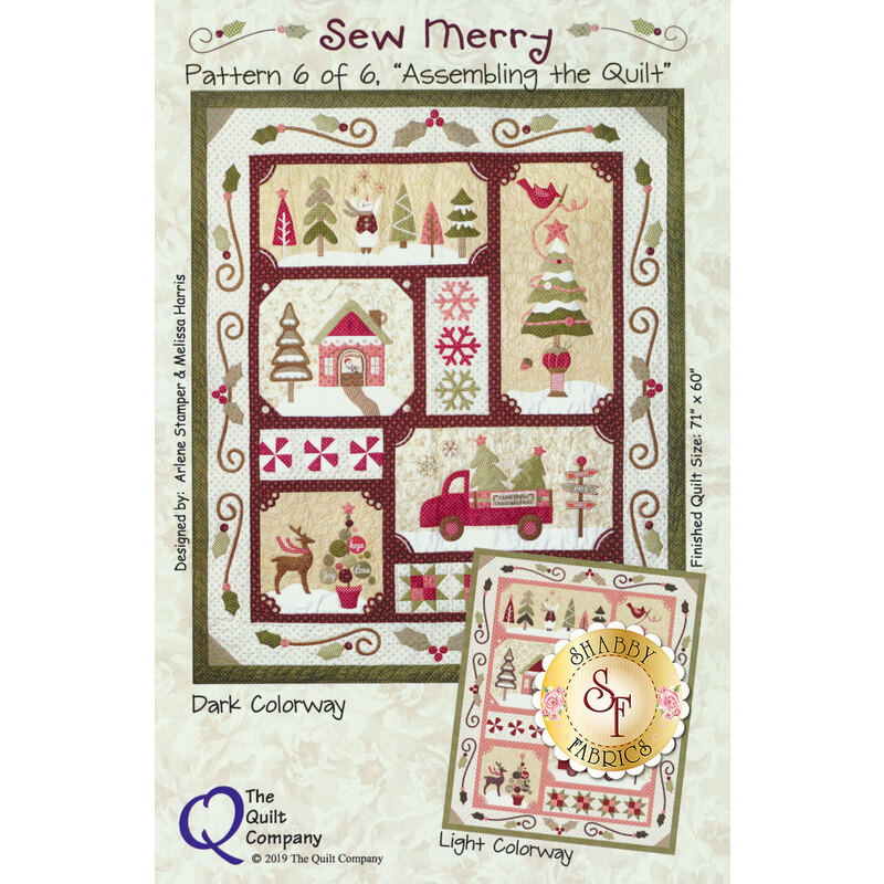 The image of the Sew Merry quilt