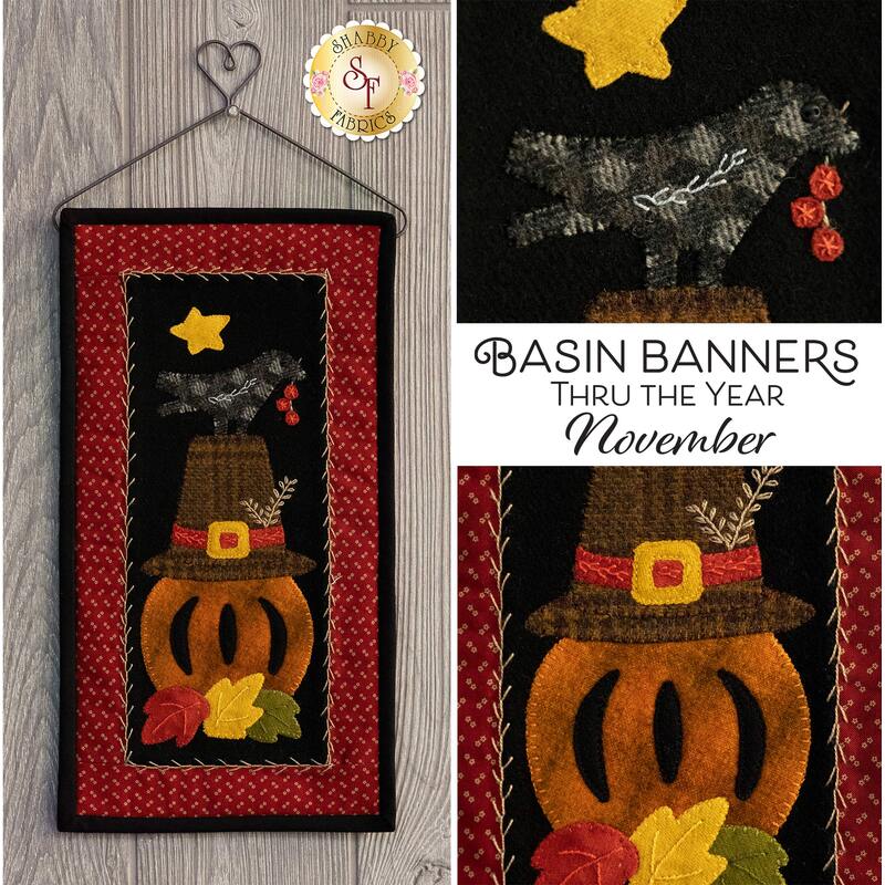 The November Basin Banners Wall Hanging