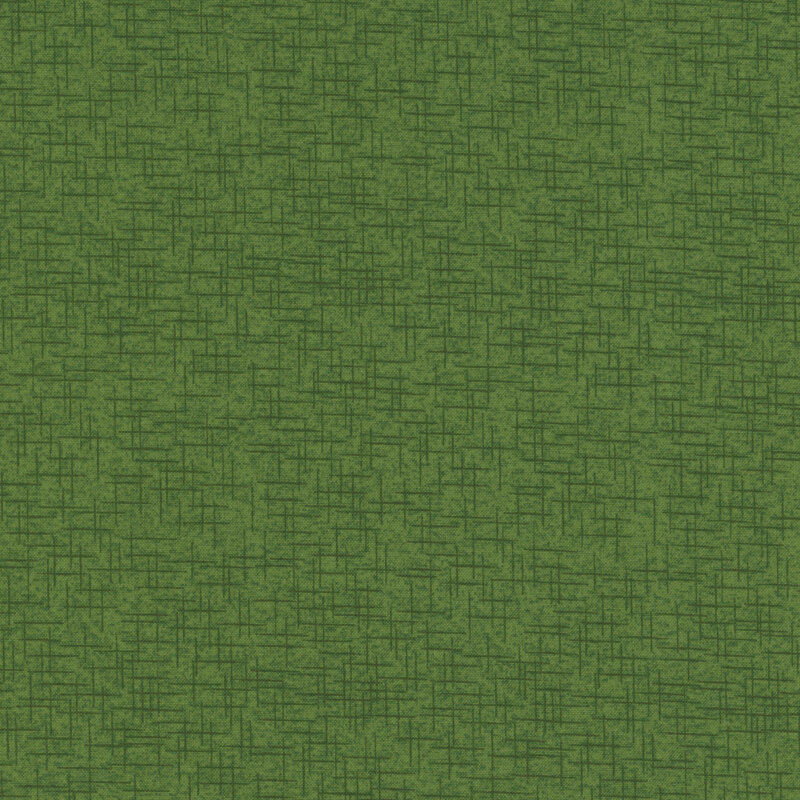green fabric featuring darker green linen texturing