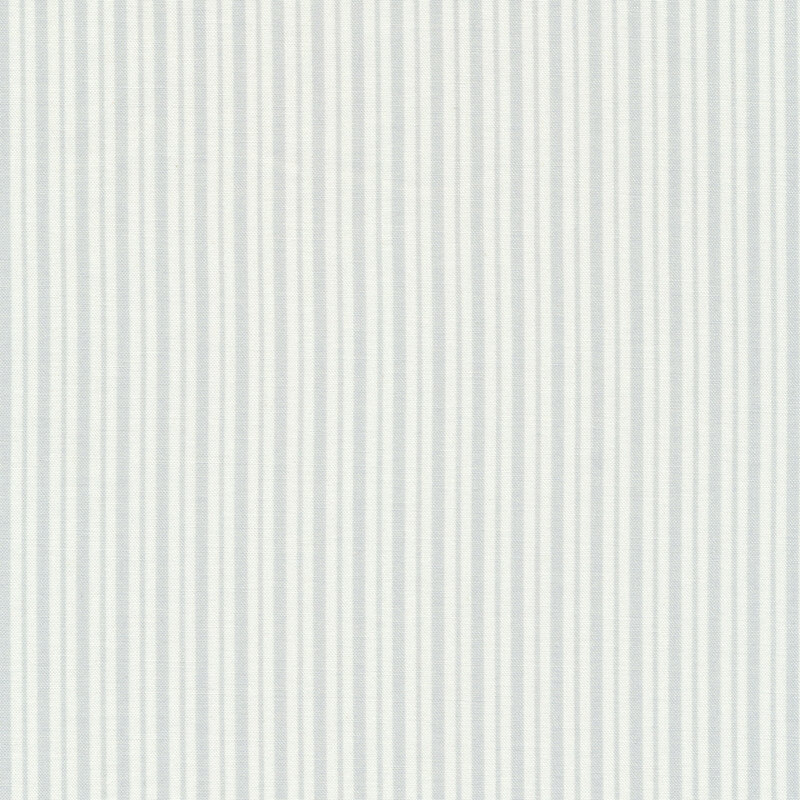 Gray and white striped fabric | Shabby Fabrics