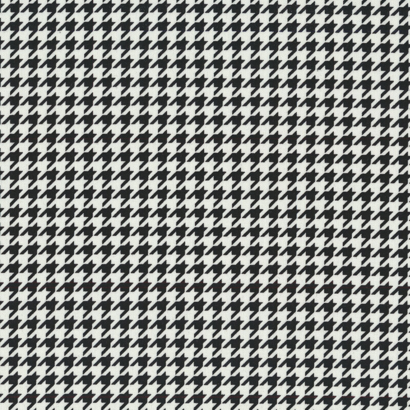 Black and white houndstooth | Shabby Fabrics