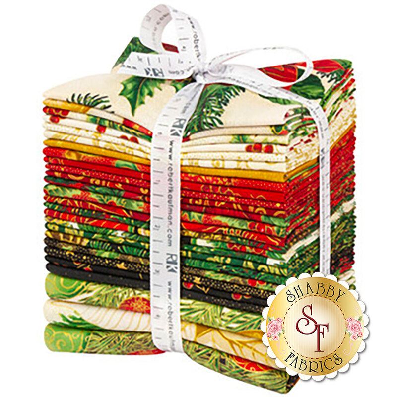 The Holiday Flourish 13 FQ Bundle | Shabby Fabrics