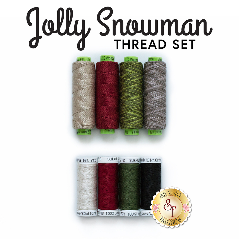 Jolly Snowman Wall Hanging - 8pc Thread Set