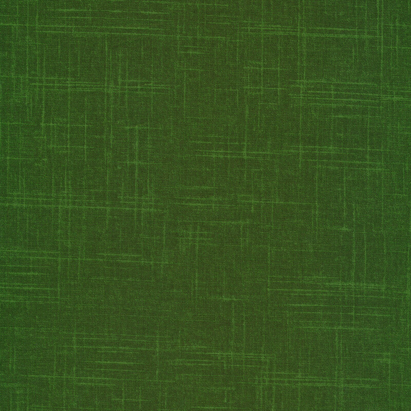 Tonal emerald green textured fabric | Shabby Fabrics