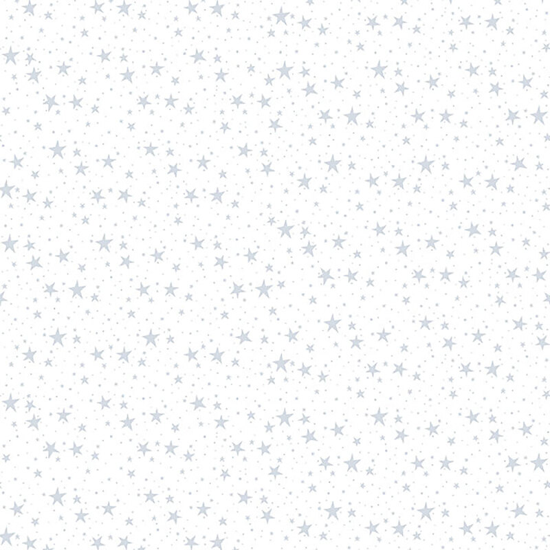 A white on white fabric with dotted pinwheel patterns | Shabby Fabrics