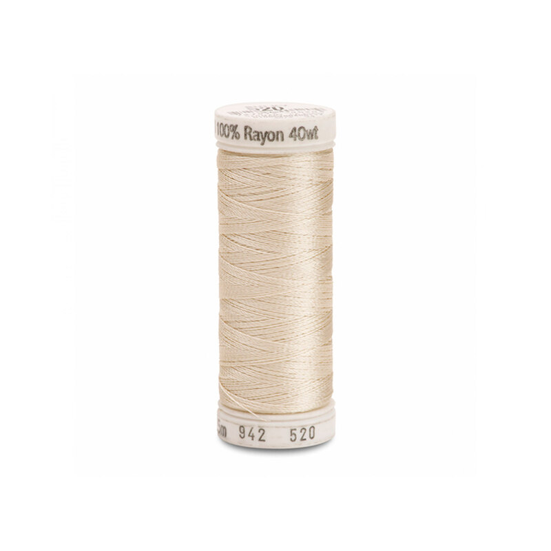 Sulky 40 wt Rayon Thread #0520 Bone | Shabby Fabrics