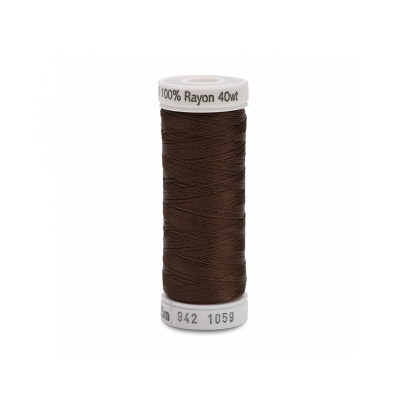Sulky 40 wt Rayon Thread  #1059 Dk. Tawny Brown | Shabby Fabrics