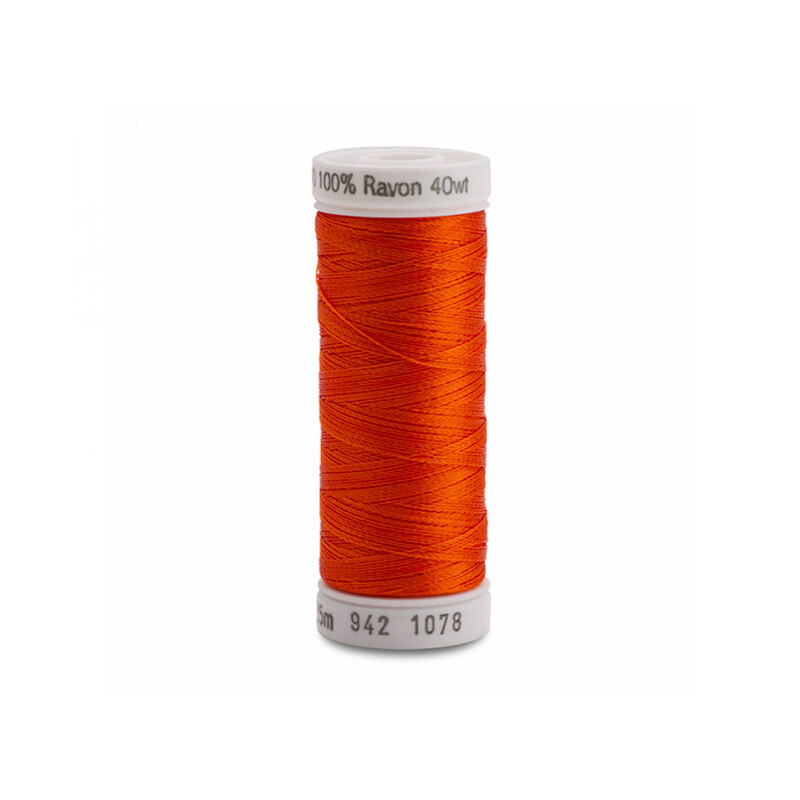 Sulky 40 wt Rayon Thread  #1078 Tangerine | Shabby Fabrics