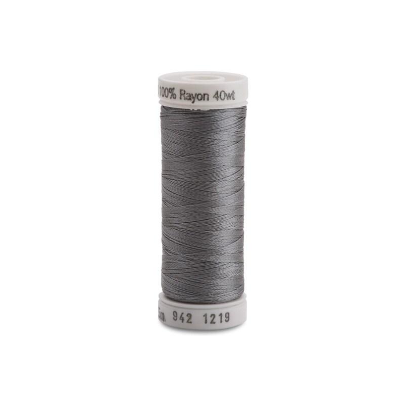 Sulky 40 wt Rayon Thread  #1219 Gray | Shabby Fabrics