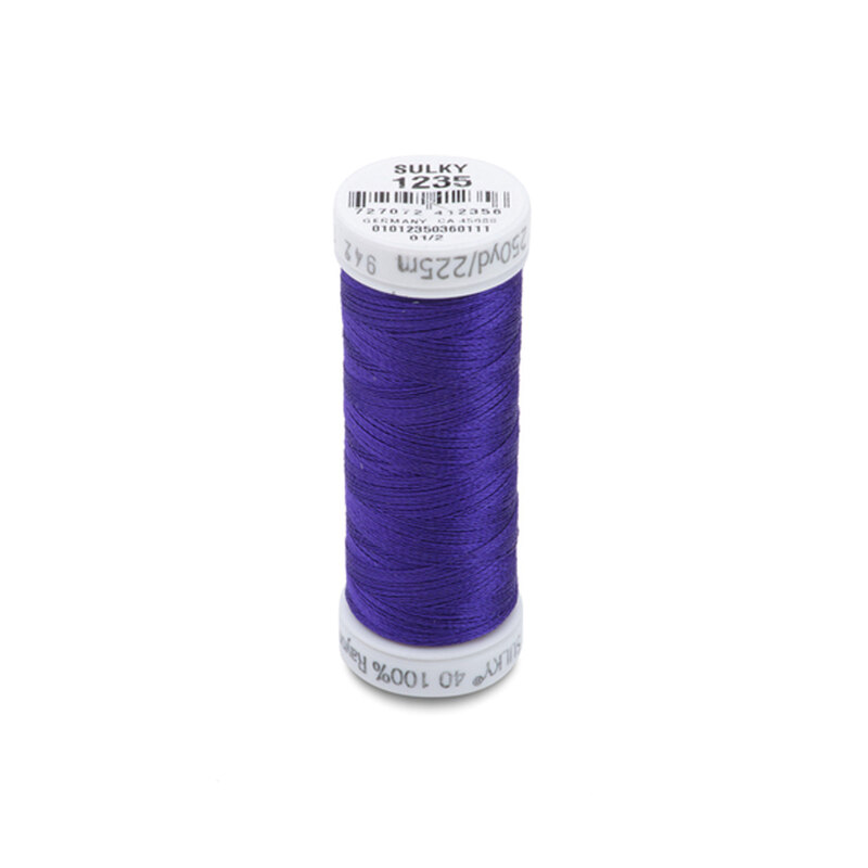 Sulky 40 wt Rayon Thread  #1235 Deep Purple | Shabby Fabrics