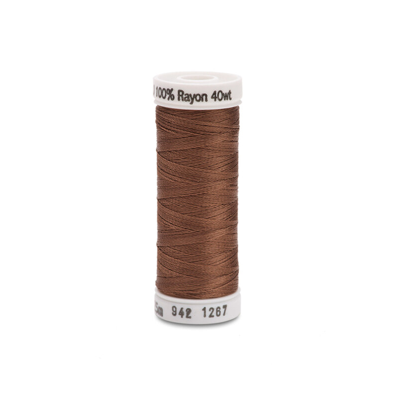 Sulky 40 wt Rayon Thread  #1267 Mink Brown | Shabby Fabrics