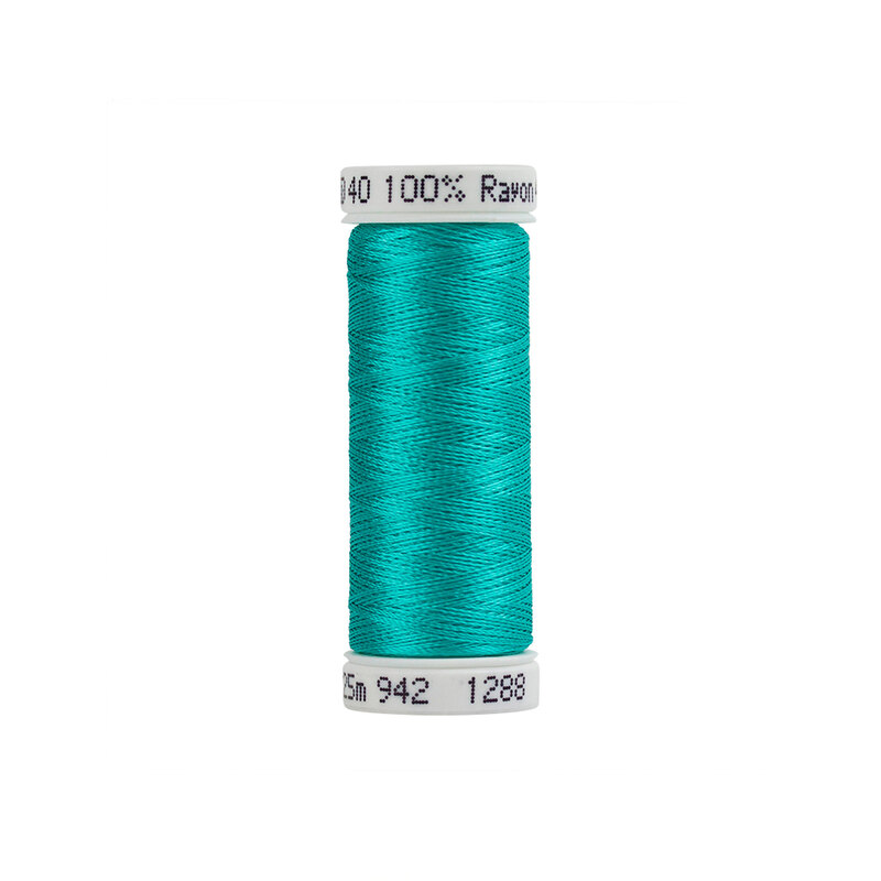 Sulky 40 wt Rayon Thread  #1288 Aqua | Shabby Fabrics