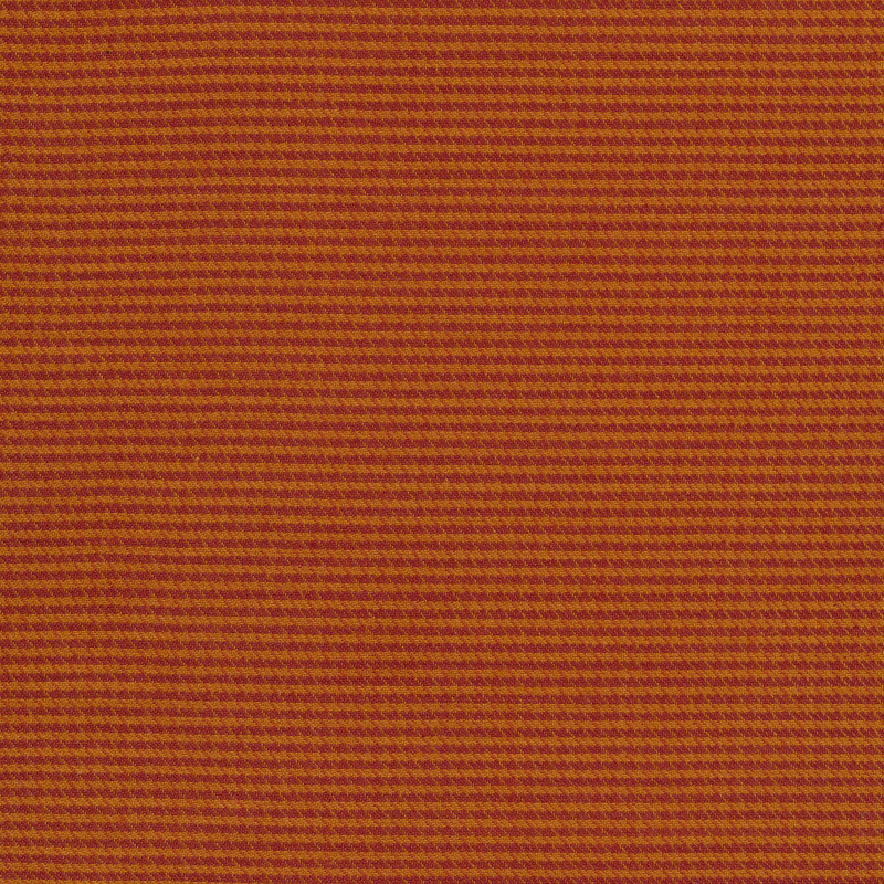 Houndstooth print on orange | Shabby Fabrics