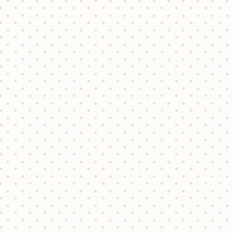 Pearlescent polka dots on a soft white background | Shabby Fabrics
