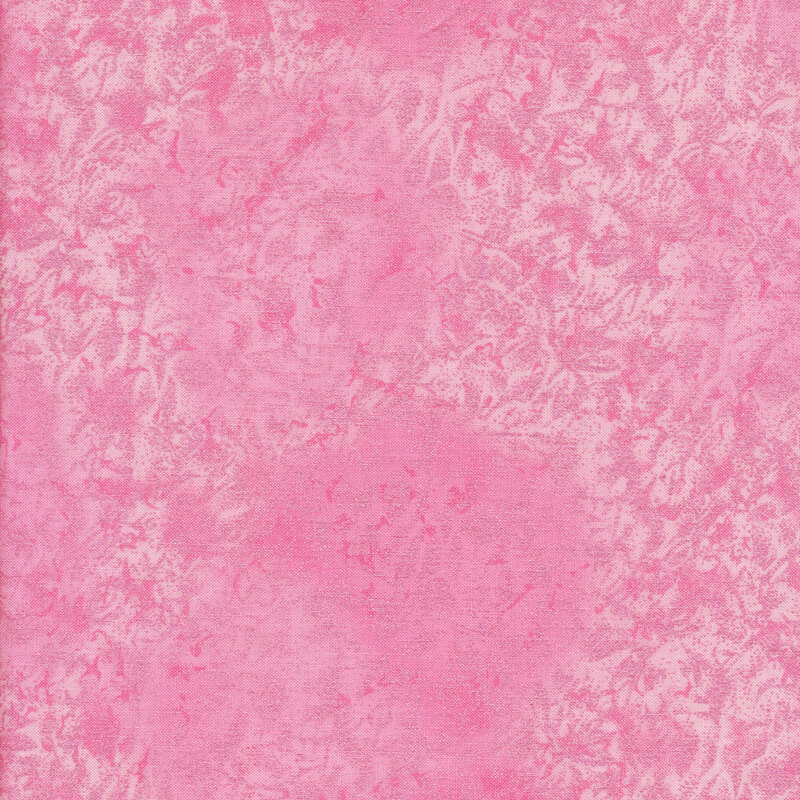 Tonal pink fabric features mottled design with metallic frost accents | Shabby Fabrics