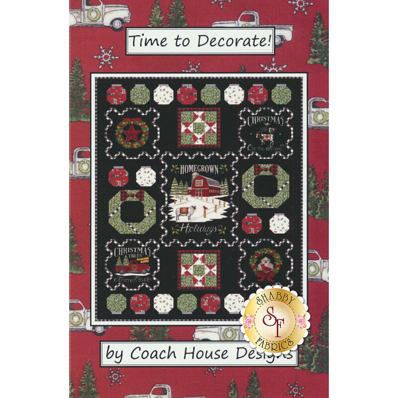 The front of the Time To Decorate pattern | Shabby Fabrics