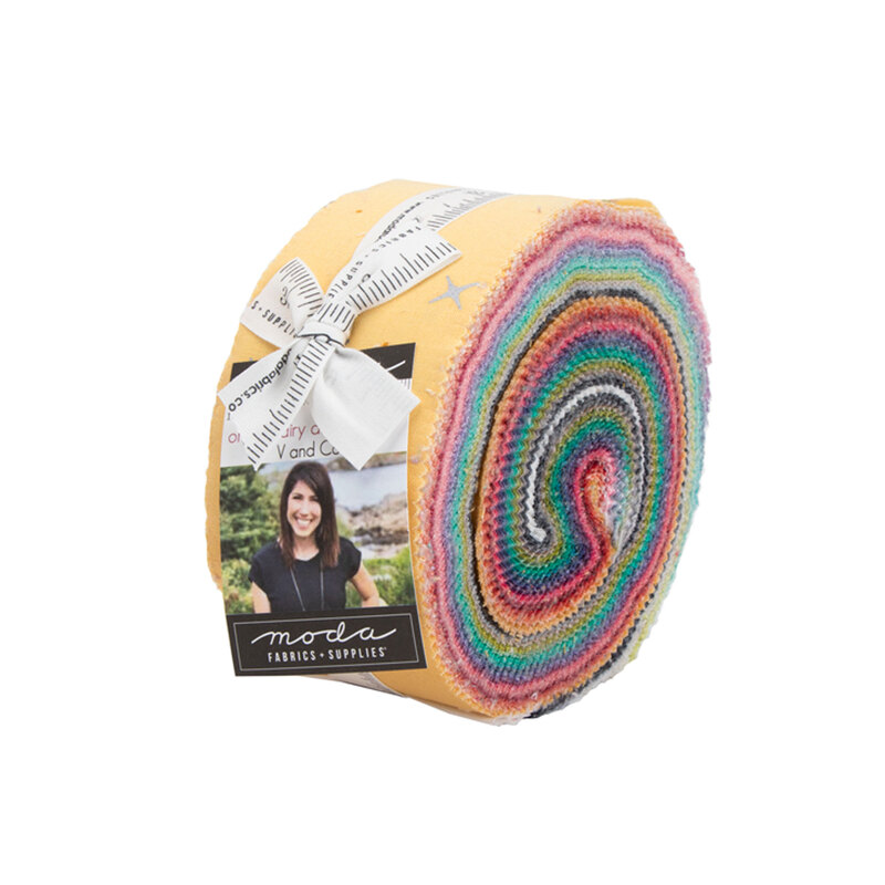 The Ombre Fairy Dust Metallic Jelly Roll pack | Shabby Fabrics