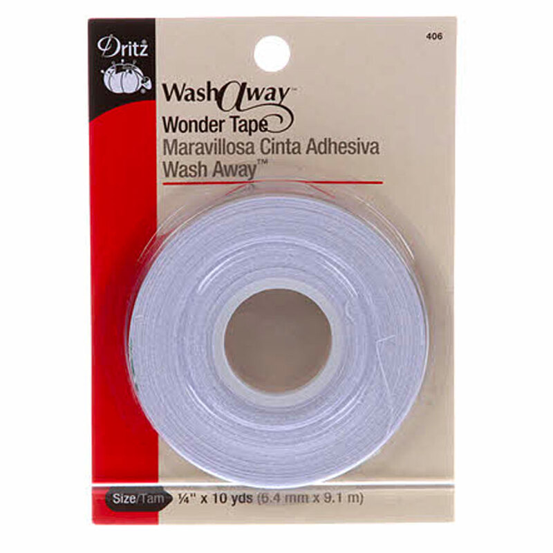Wash-Away Wonder Tape - 1/4in x 10yds | Shabby Fabrics