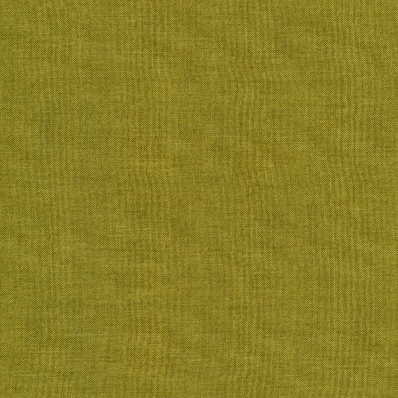 Linen textured green fabric | Shabby Fabrics