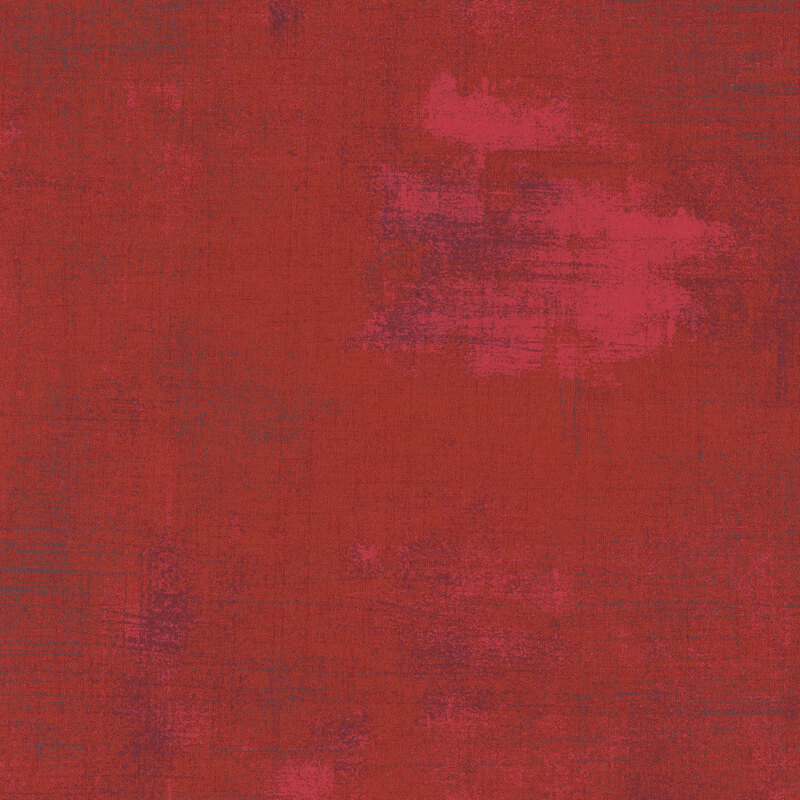 Red grunge textured fabric | Shabby Fabrics