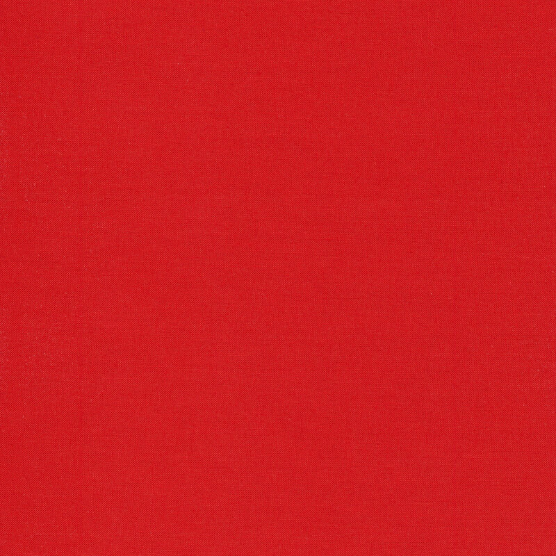 Solid bright red fabric | Shabby Fabrics