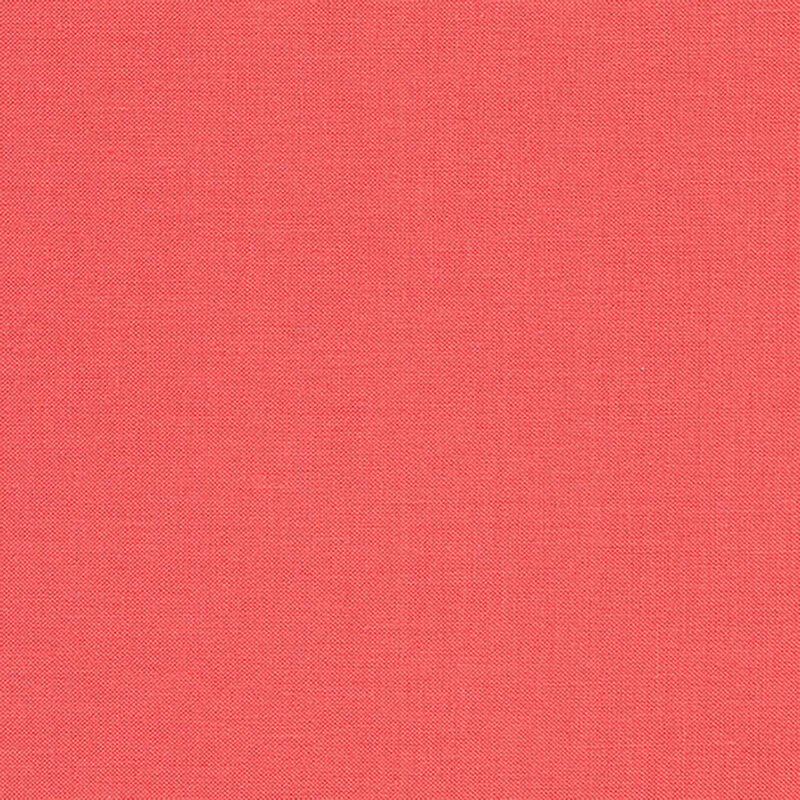 Solid bright pink peach fabric | Shabby Fabrics