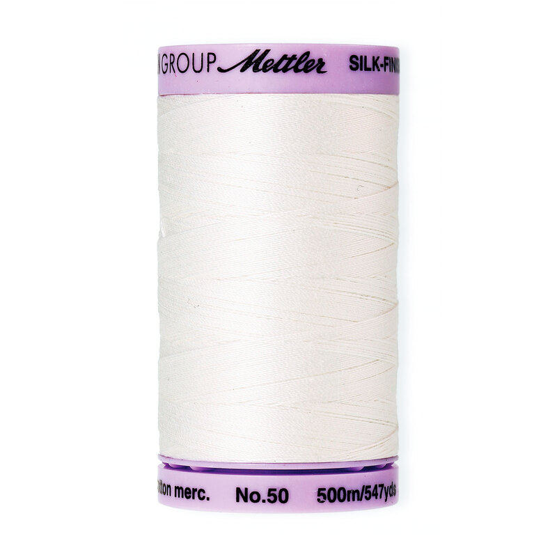Mettler Silk-Finish 50wt Cotton Thread - Candlewick - 547 yds | Shabby Fabrics