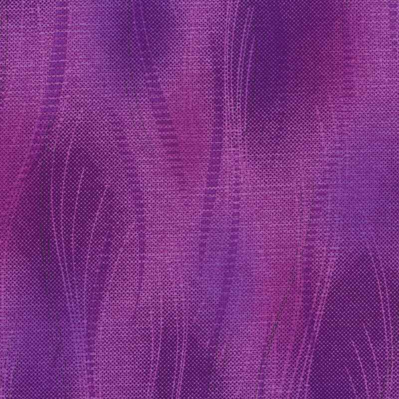 Fabric features purple tonal composite overlay with dark waves | Shabby Fabrics 