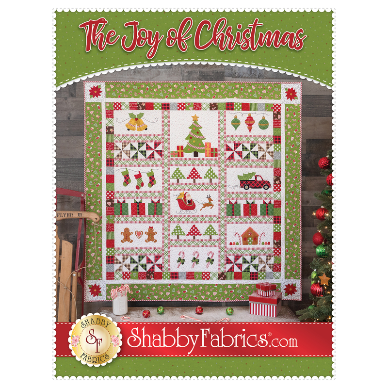 The front of The Joy of Christmas Pattern | Shabby Fabrics
