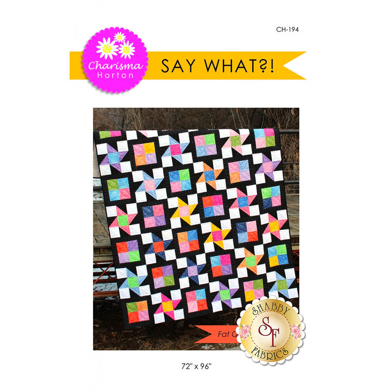 Front of the Say What?! pattern by Charisma Horton | Shabby Fabrics