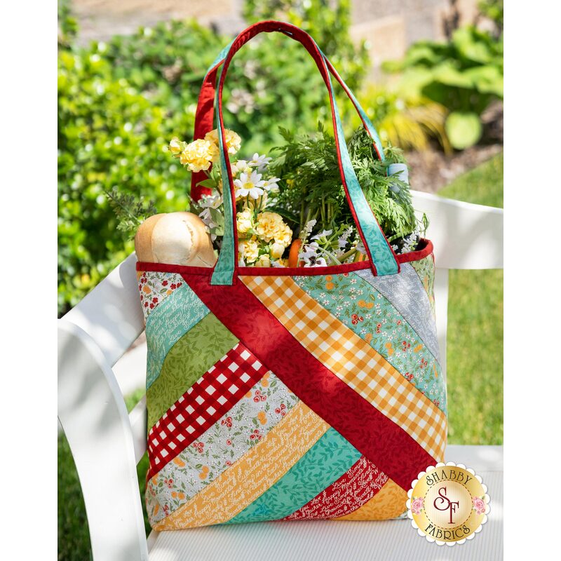 Quilt As You Go Alexandra Tote Kit - Cultivate Kindness | Shabby Fabrics
