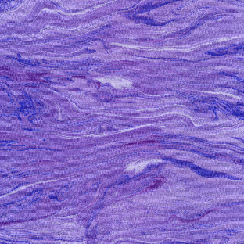 Purple marble print | Shabby Fabrics