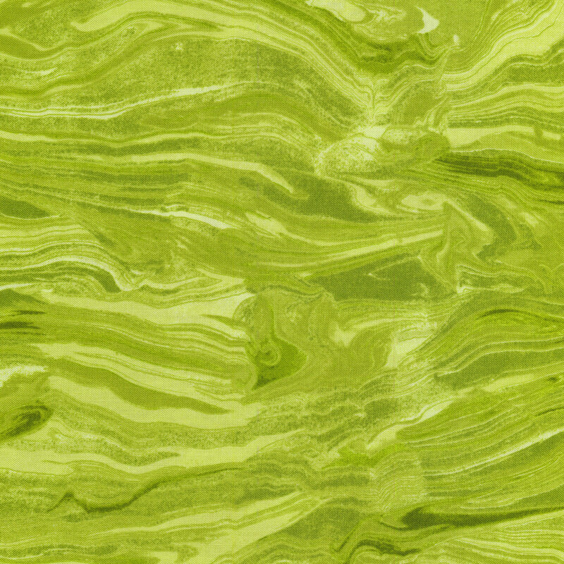 Lime green marble print | Shabby Fabrics