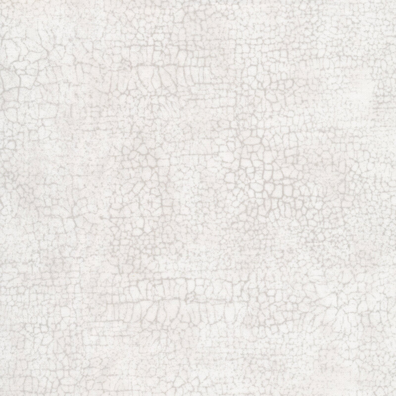 Light grey cracks all over a white background | Shabby Fabrics