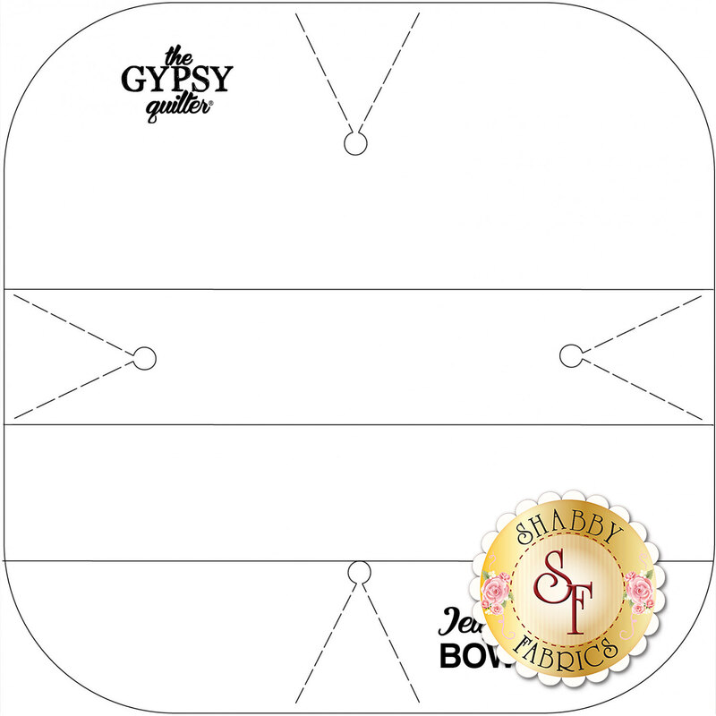 Gypsy Quilter Jelly Roll Bowl Cozy Template