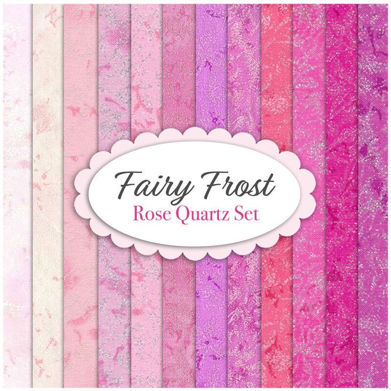 Fairy Frost 12 FQ Set - Pink Set by Michael Miller Fabrics | Shabby Fabrics
