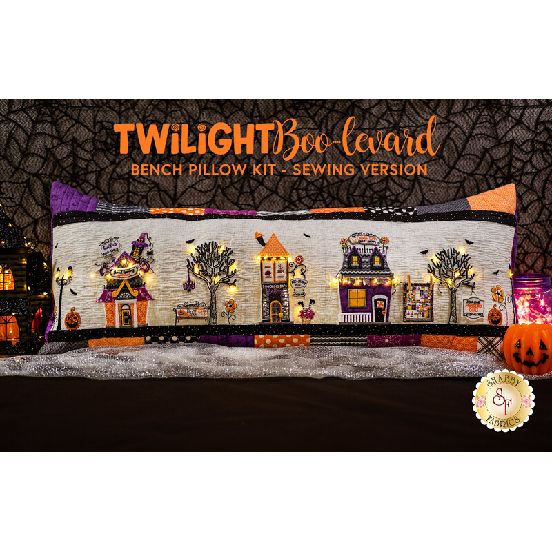 Twilight Boo-levard Bench Pillow and Embellishing Kit - Sewing Version with Laser Cut Applique