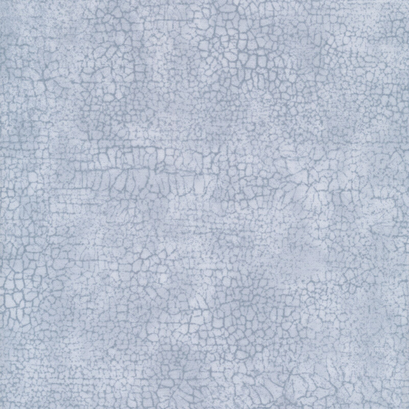 Mottled tonal light slate gray fabric features crackle texture design | Shabby Fabrics