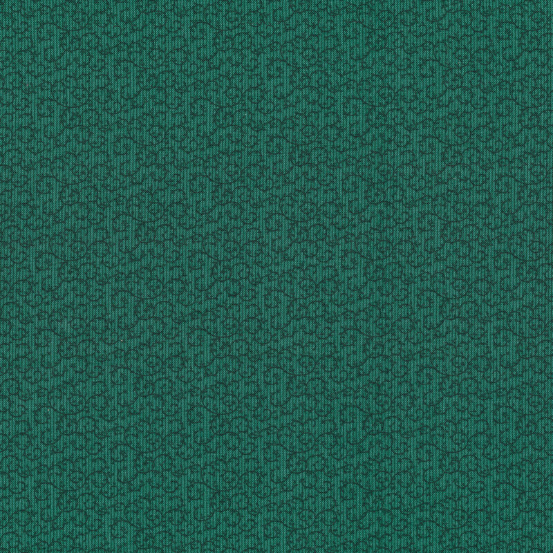 Tonal teal vines | Shabby Fabrics