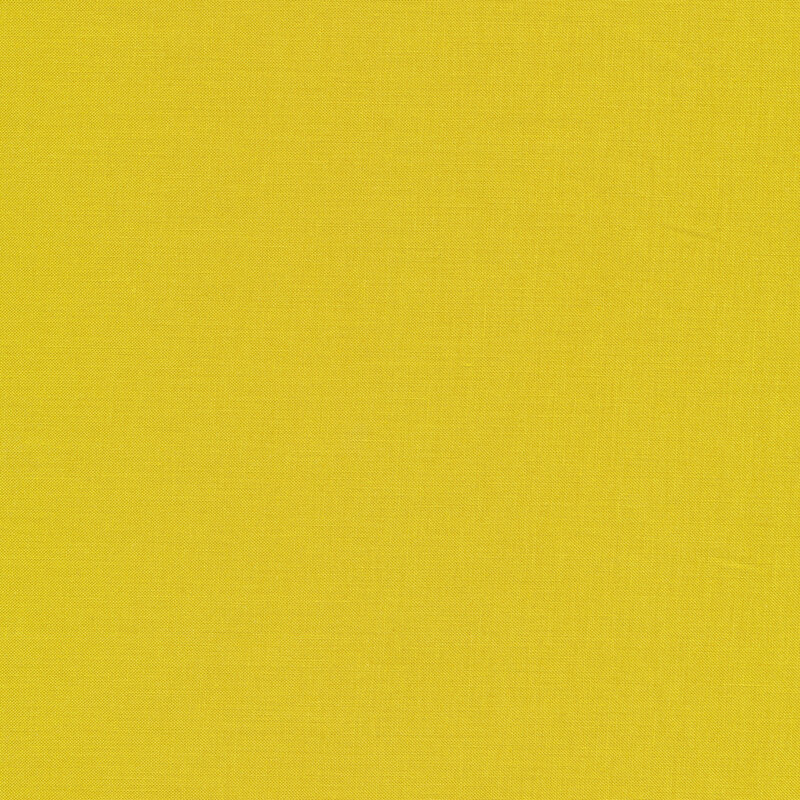 Solid bright citrine yellow fabric | Shabby Fabrics