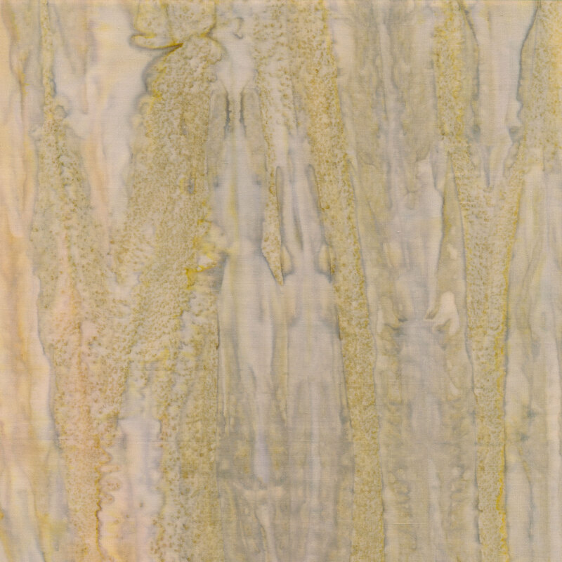 Batik fabric features mottled tan grey dune stripes | Shabby Fabrics