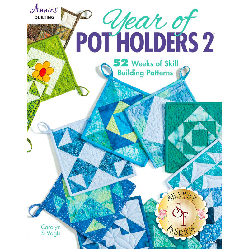 Year Of Pot Holders 2 Book | Shabby Fabrics