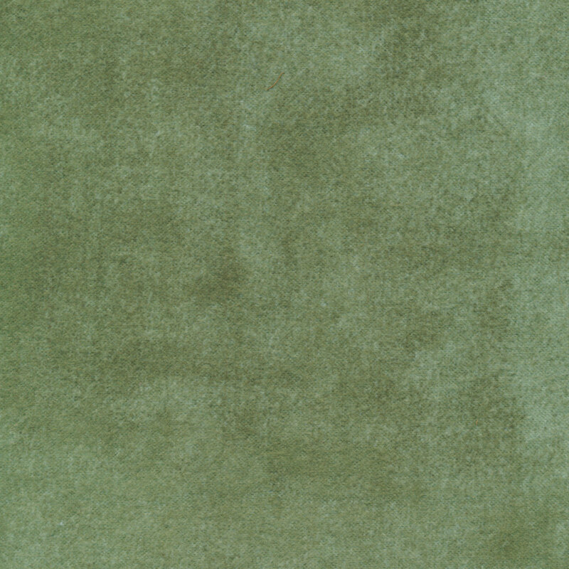 Mottled dark mint green flannel fabric | Shabby Fabrics